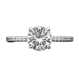 Diamond ring with appraisal value estimate